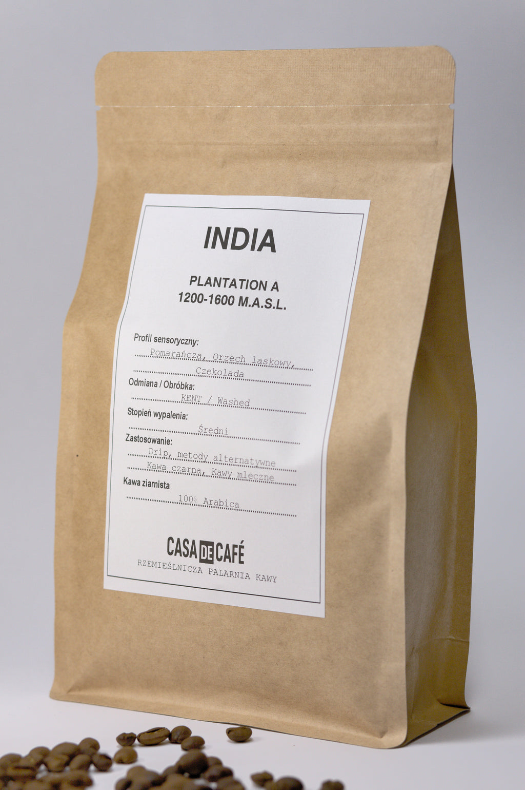 Kawa ziarnista Casa de Café India Plantation A